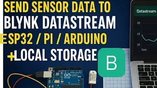 How to Send Sensor Data to Blynk | ESP32 & Raspberry Pi with Local Storage