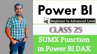 SUMX Function in Power BI DAX with FILTER | Power BI Real-time