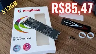 SSD NVMe 512GB da Marca KingBank do AliExpress - Só R$85,47 😱😱😱