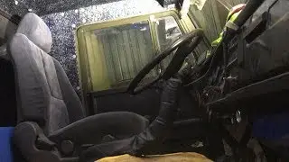 Installing Mitsubishi seats in a KamAZ truck
