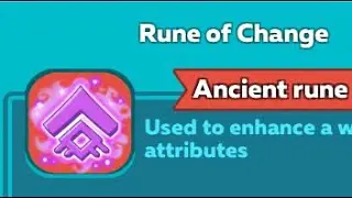 Hustle Castle / Rune of Change / Rune presentation part 16/