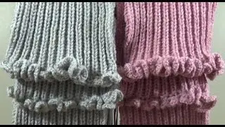 ШАРФ с воланами для девочки.