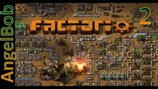 Factorio№2 (AngelBob+Солянка)600% Прохождение (Первое исследование)