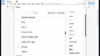 Google Doc Add New Font Style