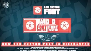 How To Add Custom Font In Kinemaster | Kinemaster Mein New Font Kaise Add Kare