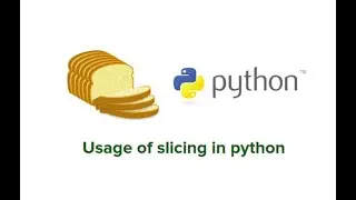 Python class Slicing operator in python 