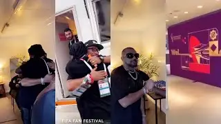 Stonebwoy Touched Down In Qatar & Linked Up With Sean Paul Ahead Of His WorldCup Performance