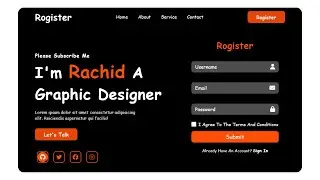 How To Create A Website With Login | HTML & CSS with free source code