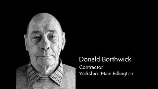 A Rich Seam: Live portrait session of Donald Borthwick by Laurence Edwards