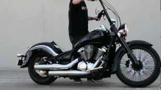 Barons Custom Accessories Big 'N Nasty Pipes for Vulcan VN900