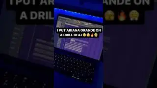 I Put Ariana Grande On A DRILL BEAT😮‍💨😮‍💨 