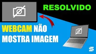 Câmera do Windows não funciona no Notebook – Webcam Mostra uma imagem de câmera cortada/desativada