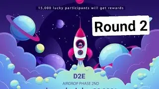 Donate To Earn 2nd Airdrop ? Get 300 $D2E🔘 BSC Network