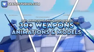 [FOR SALE] 30+ Weapon Models & Animations | Roblox Studio