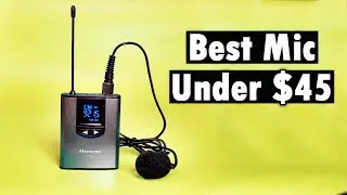 Best Wireless Microphone System Cheap Budget Review Alvoxcon Lavalier Lapel Headset Mic