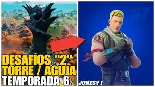 COMO COMPLETAR TODAS LAS MISIONES O DESAFÍOS DE LA AGUJA / TORRE en FORTNITE TEMPORADA 6, CAPÍTULO 2