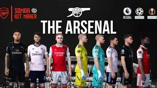 PES 2021🔥NEW KITS 2023🔥ARSENAL KIT 2023  V3  ⭐ SOMAA | KIT MAKER