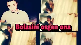 Уз боласини осган вахший она.