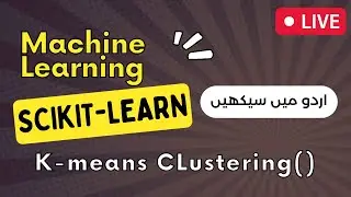 K-Means Clustering in Python | machine learning via Scikit-learn