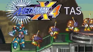 Mega Man X4 "Ultimate Armor" TAS by HappyLee - part 4 [Frost Walrus & Slash Beast & Colonel]