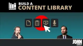Build a content library with Sam Proof and John Lacey