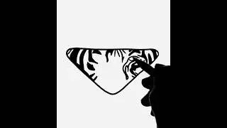 Drawing Prada Logo
