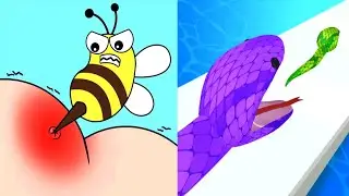 Help Me Tricky Story vs Snake Run Race - Satisfying ASMR Gameplay All Levels