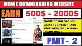 How To Create Movie Downloading Website | Part - 2 | Blogger | Adsense