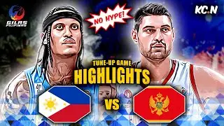 Gilas Pilipinas vs Montenegro Highlights | FIBA World Cup 2023 tune-up 