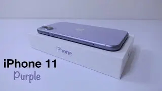 iPhone 11 Purple Unboxing with Silicone Case and Camera Test