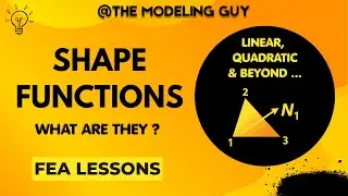 Shape Functions in FEM Made Simple | Linear, Quadratic, Cubic Explained !!