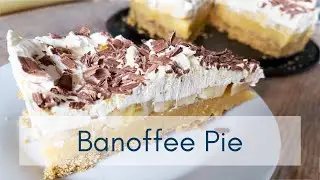 Banoffee Pie Recipe | No Bake | Banana Toffe