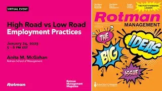 High Road vs. Low Road Employment Practices | Anita M. McGahan