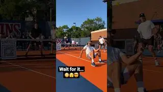 How Eric Decker Returns a Lob in Pickleball - 