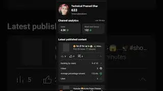 🤩100k+ Life Time Views..🤔So How Many Subscribers I gain...? 🤓 #shorts #technical_pramod_dhar