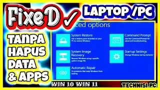 Cara Mengatasi Preparing Automatic Repair Windows 10/11 | Laptop PC