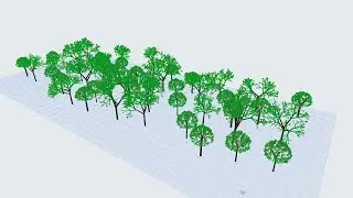 Archicad-GH: Control Archicad objects using Grasshopper - Random Trees example
