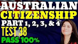Australian Citizenship COMPLETE TEST 2024 🇦🇺 | IMPORTANT QUESTIONS from Part 1, 2, 3, & 4