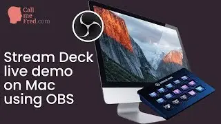 Stream Deck live demo on Mac using OBS and Elgato Game Capture.