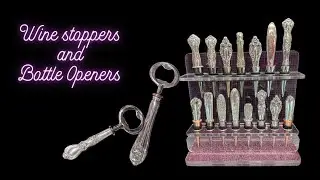 Wine stoppers & Bottle openers from vintage silverware - Flatwearable Artisan Jewelry