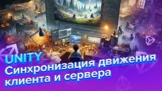 Создаем мультиплеер на Unity | 2 часть | Синхронизация движения клиента и сервера.