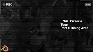 The Ultimate FNAF Pizzeria Tour Part One: What Lurks Inside? 🐻| Blender Animation