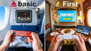 I Tried “Gaming” In EVERY Airplane Seat