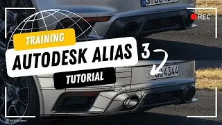 Autodesk Alias Training 3 | Porsche 911 Turbo 2024 Diffuser Tutorial