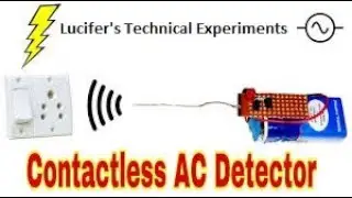 How to make Contactless AC detector at home