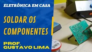 Como UTILIZAR o ESTANHO nas conexões da PLACA de FENOLITE