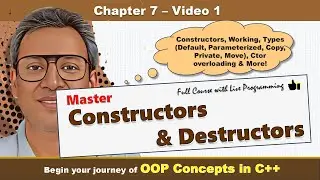 🚀 Master C++ Constructors and Destructors | Complete Guide with Live Coding (Beginner to Advanced)