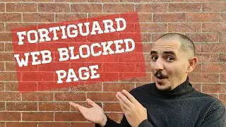 Why FortiGuard Web Page Blocked Not Showing