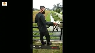 VIRAL‼️OKNUM BRIMOB LEMPAR KUCING KE PARIT