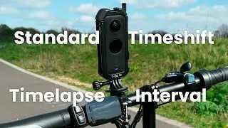 What's The Difference On These Insta360 Modes? Standard Vs Timeshift Vs Timelapse Vs Interval